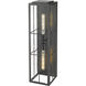 Jaxson 2 Light 29.5 inch Powder Coated Black Outdoor Wall Sconce